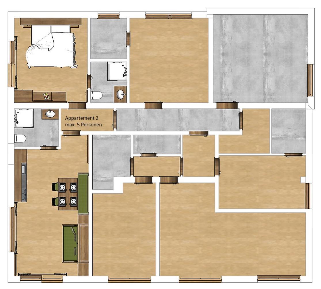 Appartements Alpin Saalbach-Hinterglemm Rom bilde